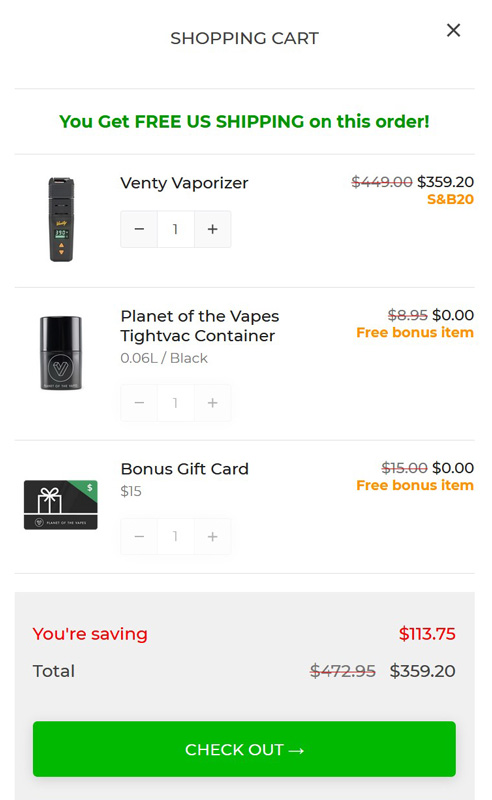 venty vape coupon code